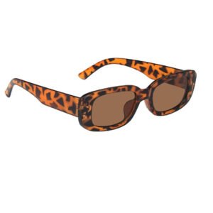 saulės akiniai su leopardo raštu