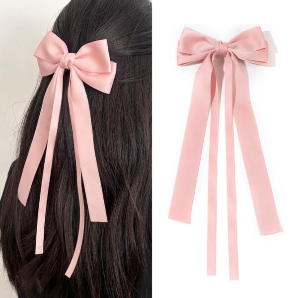 rausvas kaspinelis segtukas