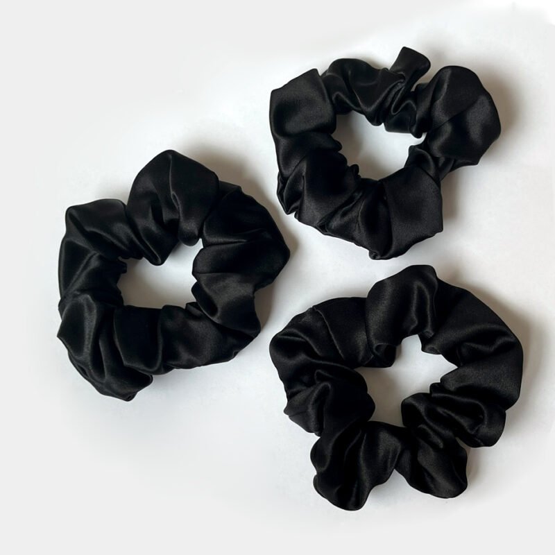 Šilkinės gumelės 3 vnt. rinkinys „BLACK“ - Image 2
