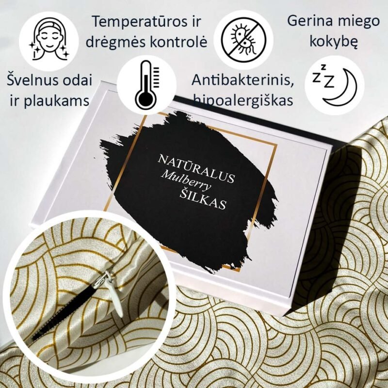 silko užvalkalai