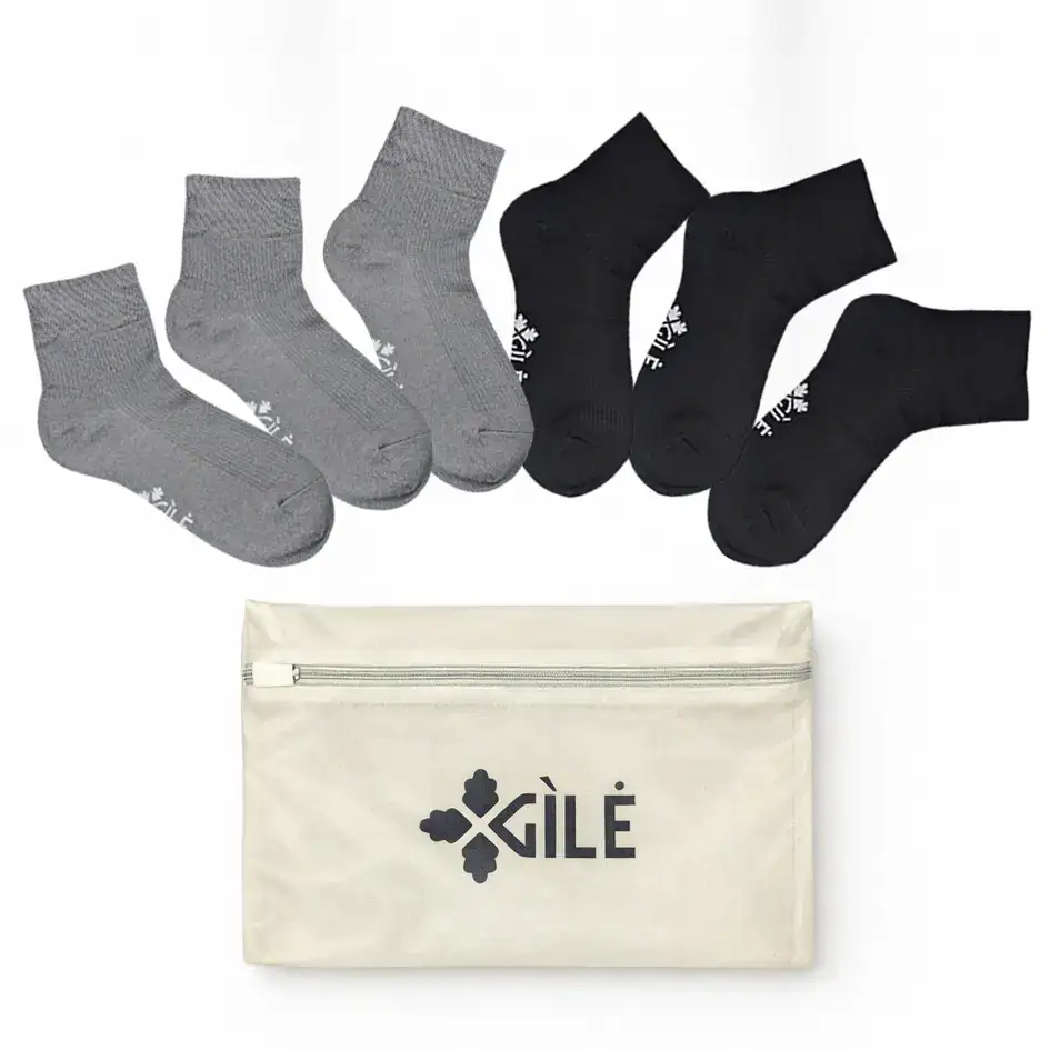 6 šilkinės kojinės