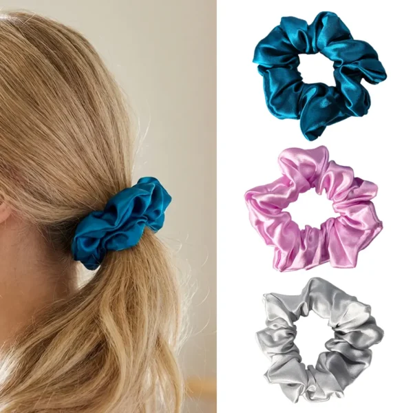 Natūralaus šilko gumelės plaukams